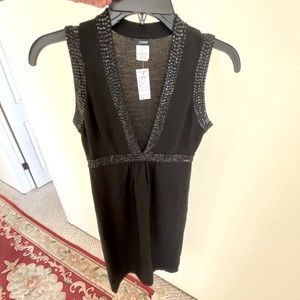 J Crew 100% Merino Wool Dress with Sequins Size 2